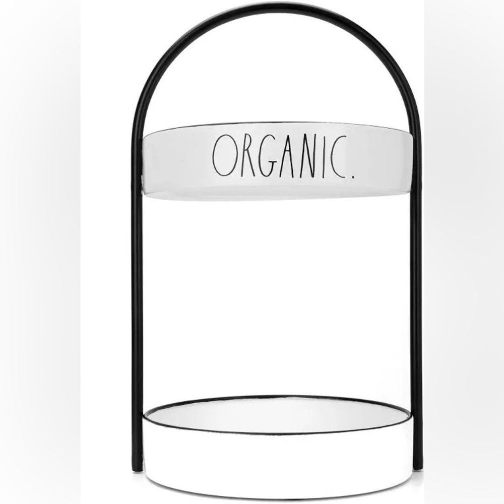 Rae Dunn ORGANIC Two Tiered Fruit/ Vegetable Tray